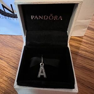 NEW Pandora “A” charm